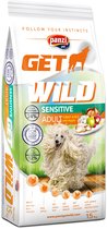 Get Wild - Hypoallergeen hondenvoer - Hondenbrokken met kalkoen smaak - Voor middelgrote honden met gevoelige maag/darmen -15kg