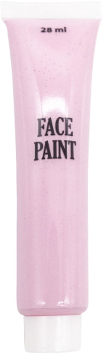 Professionele schmink/make-up créme roze, tube 28ml - op waterbasis - gebruiksklaar