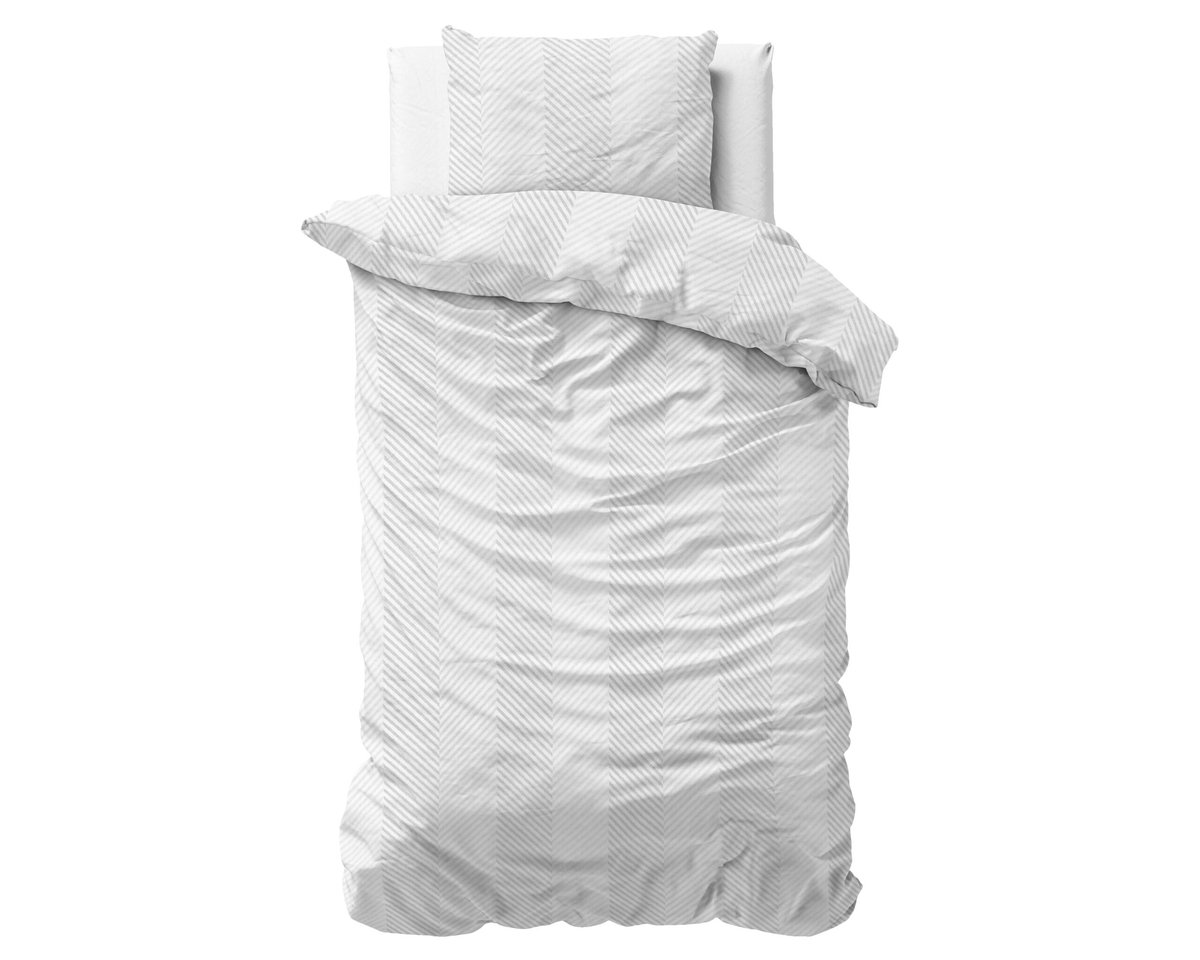 Sleeptime dekbedovertrek Loana Wit 140 x 220 cm