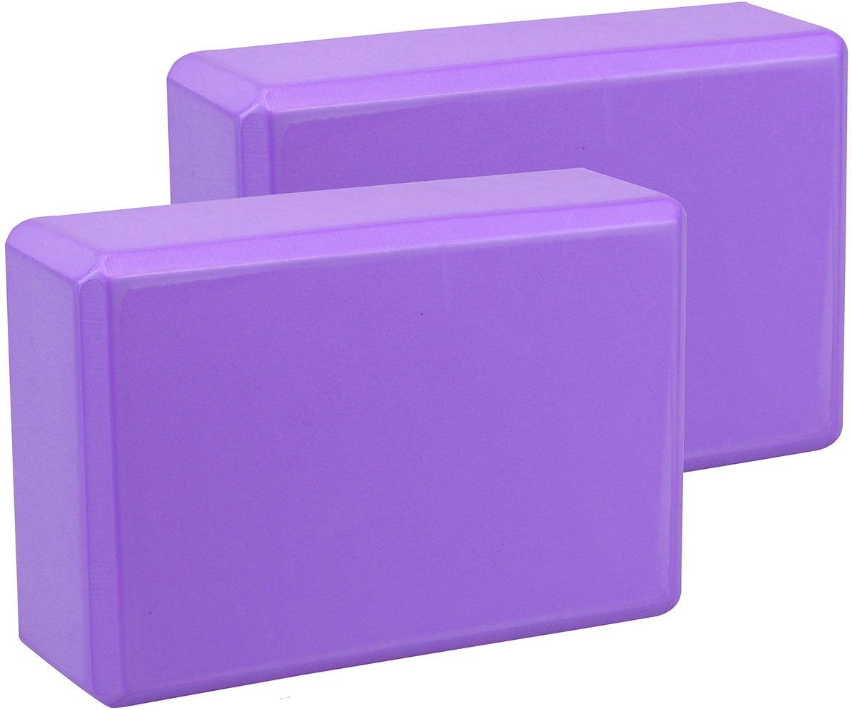 Ibenzoa® Twee Stuks Hoge Dichtheid Yogablokken voor Stabiele en Comfortabele Yoga Posities