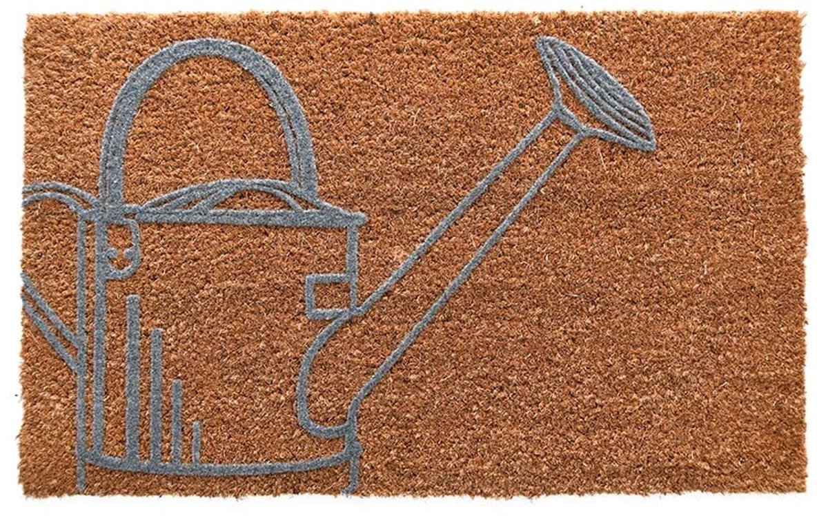 Esschert Design Deurmat gieter | Kokosnoot | 60x40cm Bruin