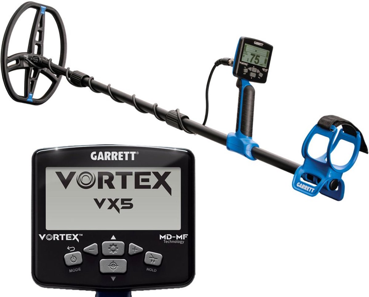 Garrett Vortex VX5 - professionele metaaldetector - waterdicht tot 5 meter