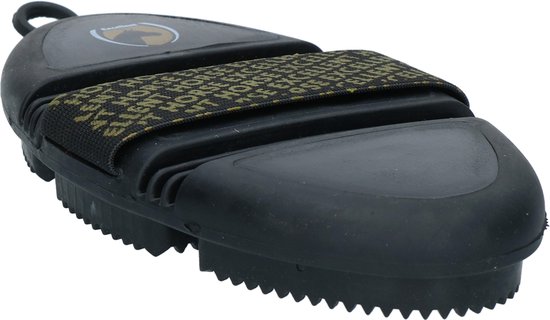 Excellent Horse Flexi Brush Curry Comb - Paardenborstel - Paarden Spullen - Manenborstel Paard - Roskam - Dierenborstel - Zwart