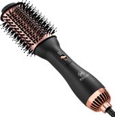 Mellian 4-en-1 - Brosse Sèche-Cheveux - Céramique Titane - VolumAir Magic Brush - Brosse Lissante
