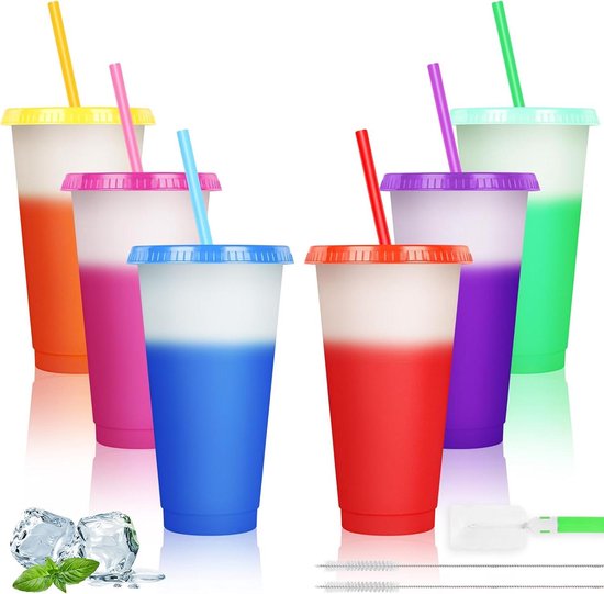 Plastic bekers voor koude dranken