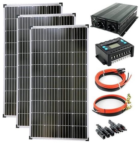 Lexium - panneaux solaires - Panneau solaire avec prise - panneaux solaires pour toit plat - pack complet de panneaux solaires - panneau solaire pour camping-car
