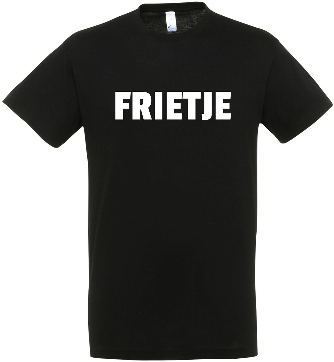 Frietje T-shirt - Ongezond Eten - Heren Dames Unisex - Grappig T-shirt - Origineel Cadeau - Friet - Patat - Spare Ribs - Shoarma - cadeau - Funny - Fastfood - Maat S