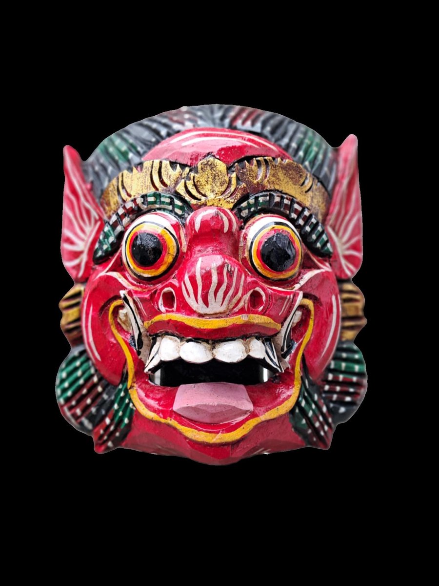 Masque Barong en bois fait à la main en Indonésie