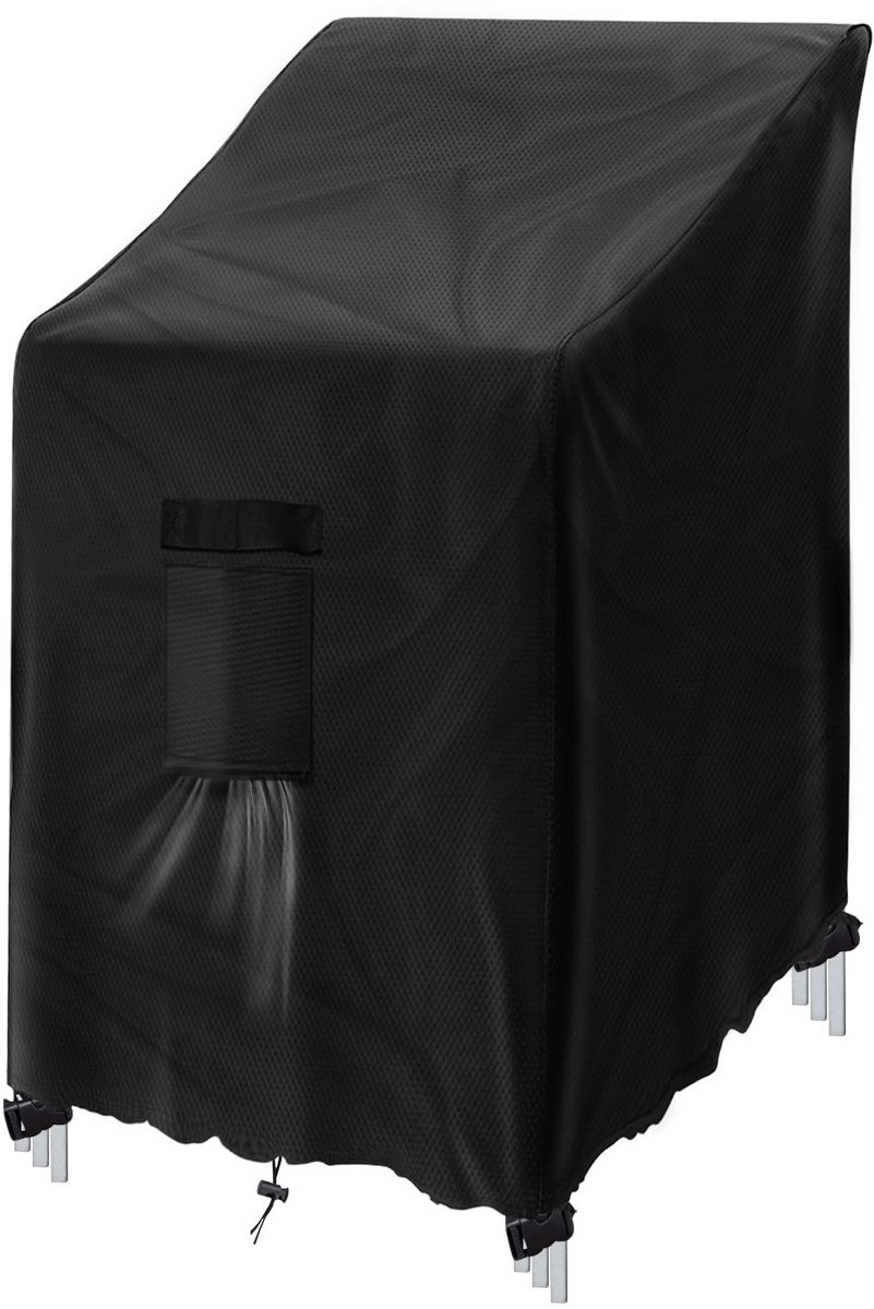 Ibenzoa® Beschermhoes voor tuinstoelen, 91 x 71 x 120 cm, waterdicht, winddicht, winterbestendig