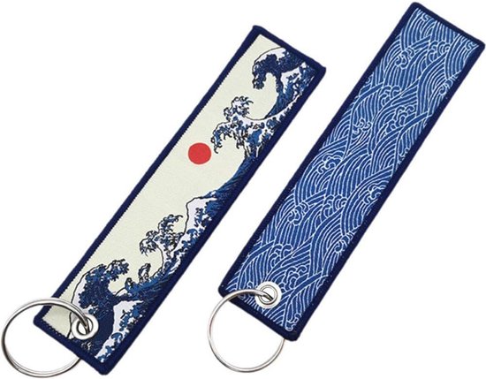 Surf Lanyard Nylon JDM Sleutelband - Sleutelhanger Auto Accessoires Kanagawa Lanyard Keychain Surf Lanyard Nylon JDM Sleutelband - Sleutelhanger Auto Accessoires Kanagawa Lanyard Keychain