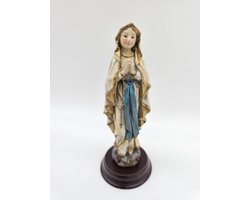 Lourdes - statue 12,5 cm - matière polystone - statue religieuse