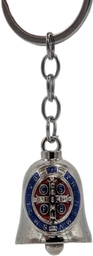 Grand X - Bell Guardian - Liberté - Argent - Gremlin Bell - Porte-clés - Porte-clés Moto - Cloche Porte-Bonheur Moto - Pendentif Sac - Foi