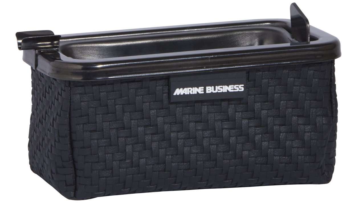 Marine Business Windproof Sigaren Asbak Rattan Black 15x9x8cm