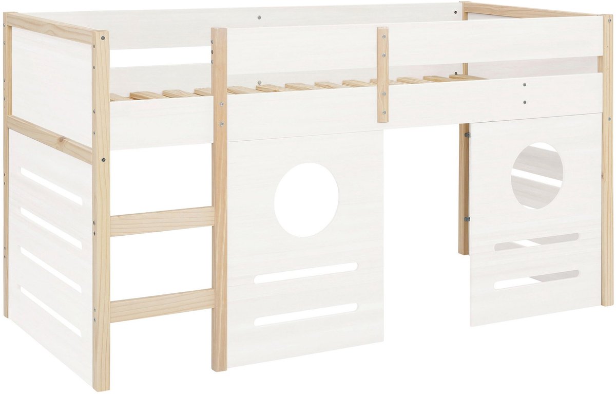 Square-Line-Sides - Wit Grenen