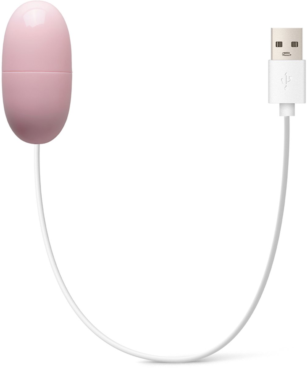 Oplaadbare Mini Vibratie-Ei met USB – Stil, Discreet en Krachtig – Roze