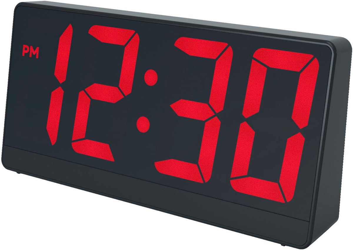 Caliber Digitale Wekker — Dimbaar Display, Dual Alarm