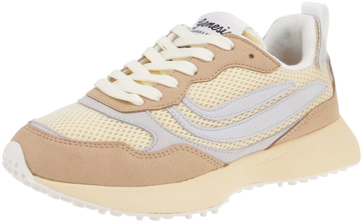 Genesis 1005258 G-Marathon Multipastel - Damesschoenen Sneaker - Licht-Beige