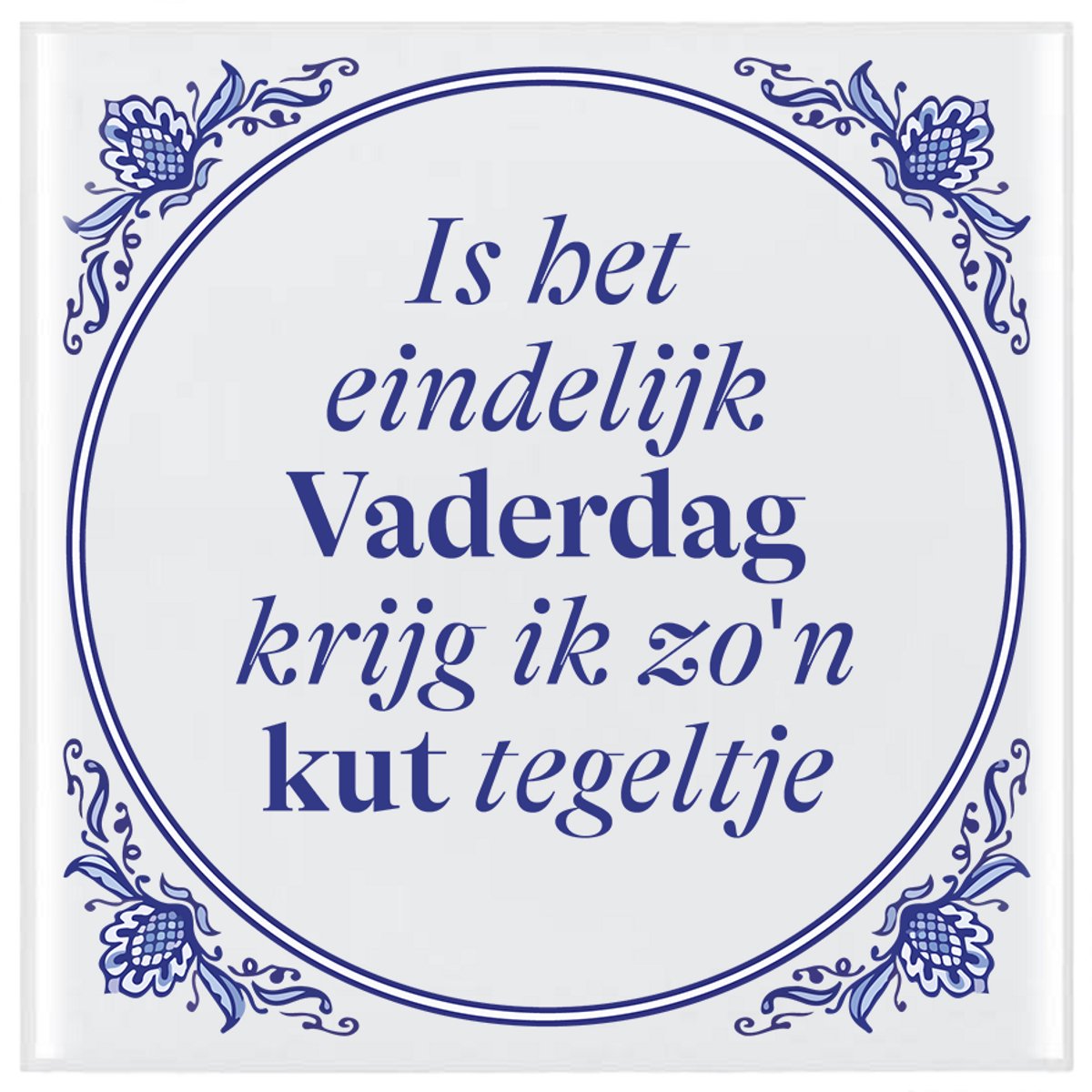 Vaderdag Cadeau - Tegeltje - Personaliseren - Gepersonaliseerd - Papa - Cadeautje - Wanddecoratie