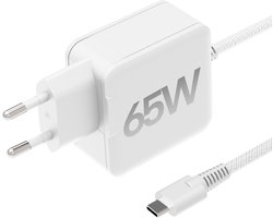 65W USB C Snellader – 1.8 Meter – Oplaadstekker – Geschikt voor Laptop, Samsung & iPhone – Oplader met USB-C Kabel