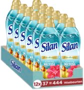 Adoucissant Silan Aroma Therapy Relaxing Maldives - 12 x 37 lavages - Pack économique - 444 lavages