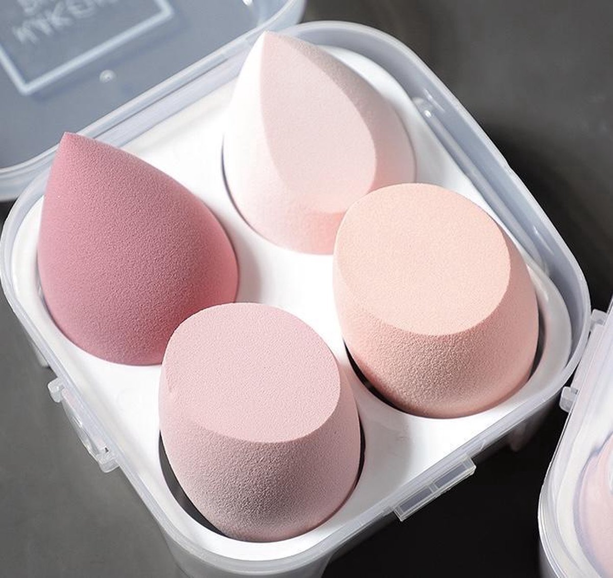 Nixnix® - Beauty Blender Roze - Make Up spons - 4 stuks - Make-up