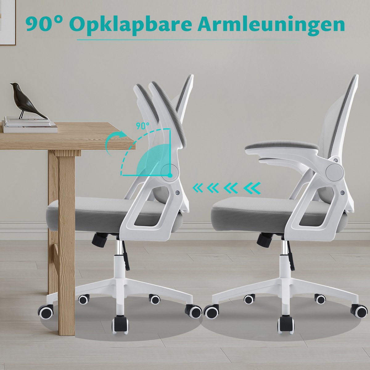 Milacyee Ergonomische Bureaustoel met (EAN: ...6655) - afbeelding 3