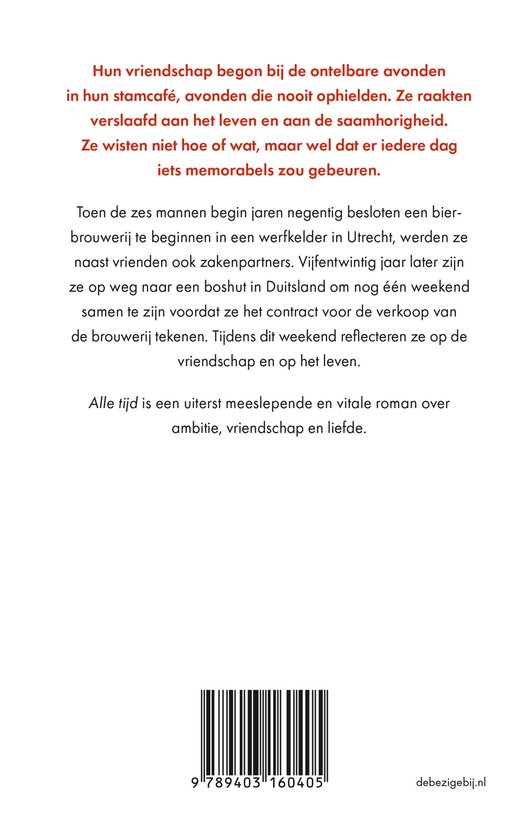 Boek kaft met tekst over vriendschap en liefde.