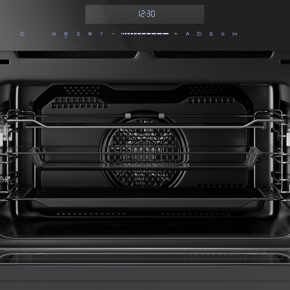Inventum IMC4535GT - Inbouw combi-oven - Hetelucht - Magnetron - Grill - 50 liter - 45 cm hoog - Tot 250 graden - Zwart - Beste Koop Maart 2026 — afbeelding 5