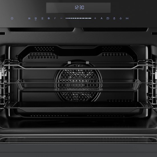 Inventum IMC4535GT - Inbouw combi-oven - Hetelucht - Magnetron - Grill - 50 liter - 45 cm hoog - Tot 250 graden - Zwart - Beste Koop Maart 2026