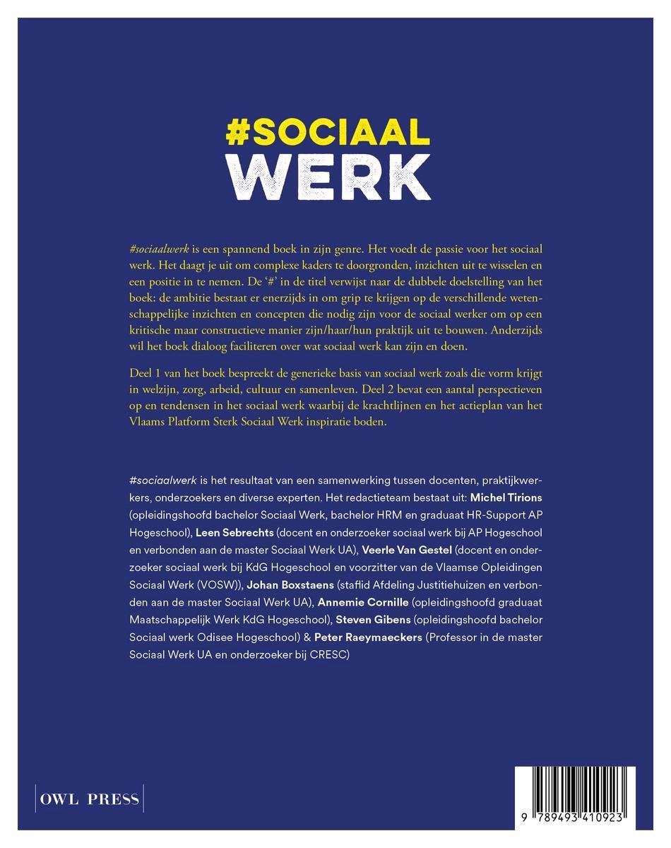 #sociaalwerk - back cover