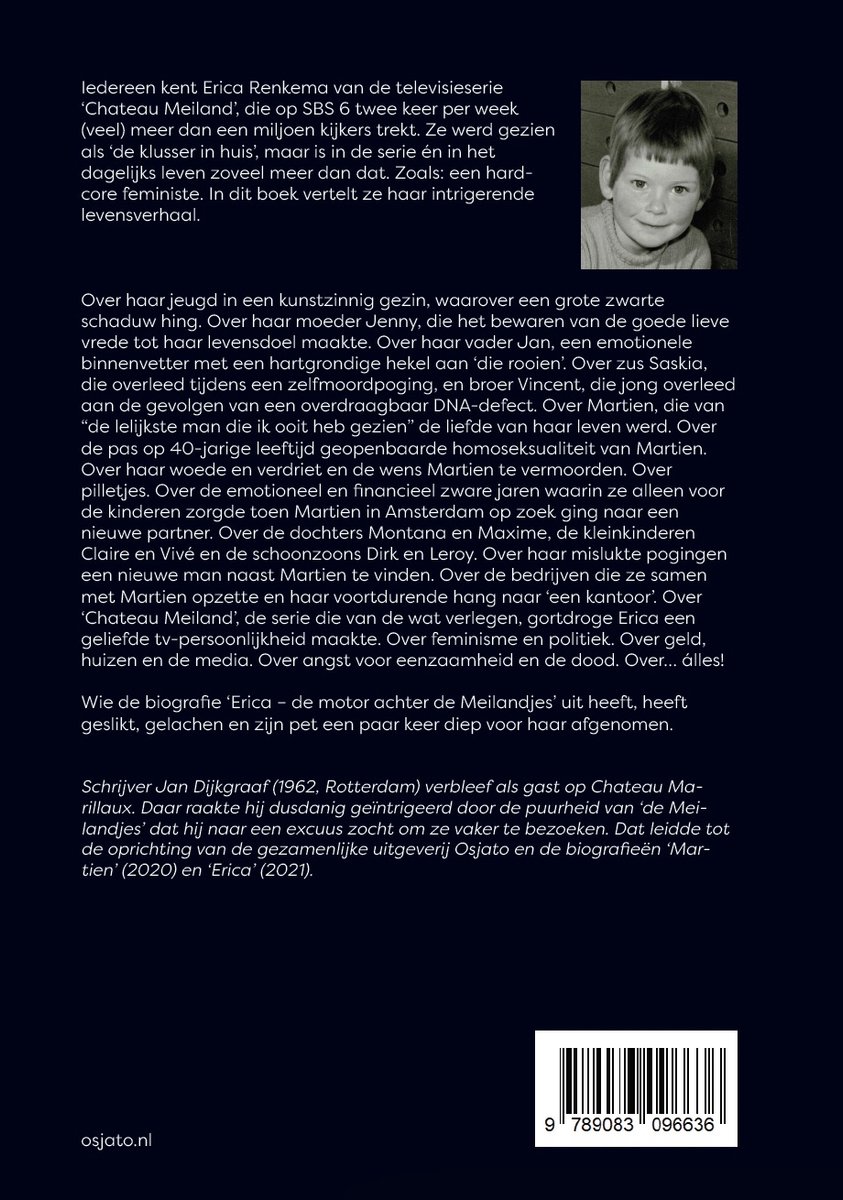 Erica | Jan Dijkgraaf - back cover