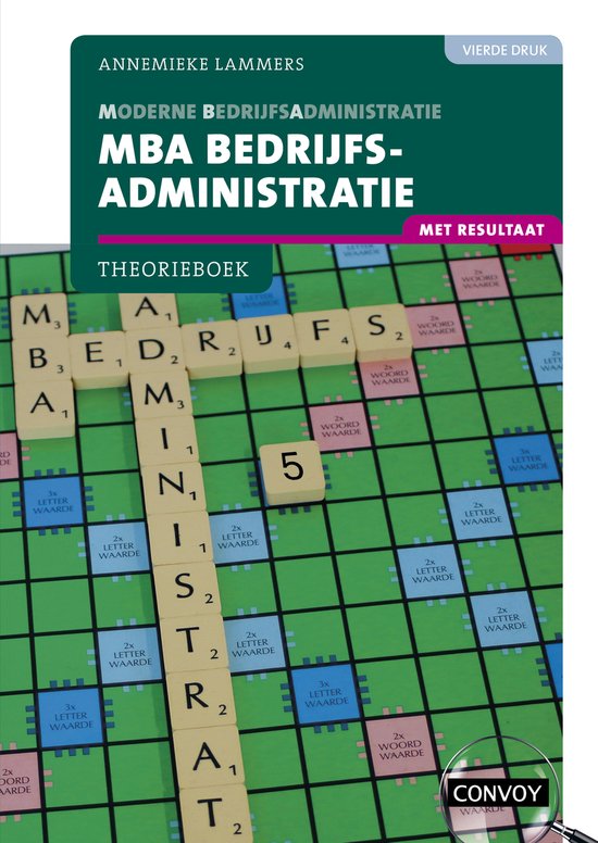 MBA Bedrijfsadministratie met resultaat 4e druk Theorieboek - cover