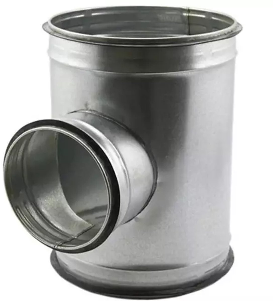 T-stuk Ø 400mm - Ø 125mm voor spirobuis (90°)