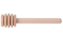 Cuillère à miel - Louche - Bois - Honeydripper - Ustensiles de cuisine - Petit-déjeuner - Bois - 1 pièce - 8 cm - Cuillère à miel - Bâtonnet de miel - Cuillère à miel