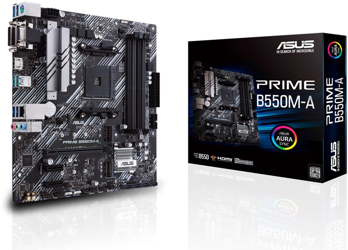 Asus Prime B550M-A - Moederbord - Micro-Atx - Amd B550 - Socket Amd Am4 - afbeelding 9