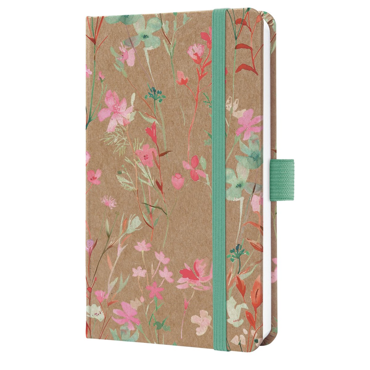 Sigel weekagenda Pure 2026 formaat A6 Green Floral Serenity hardcover