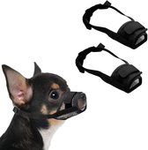 2-pack duurzame honden muilkorf - Ademende mesh trainings muilkorf - Verstelbare maat hondentraining muilkorf - Voorkomt blaffen, eten, bijten en kauwen - Geweldig voor honden met een lange neus (M)