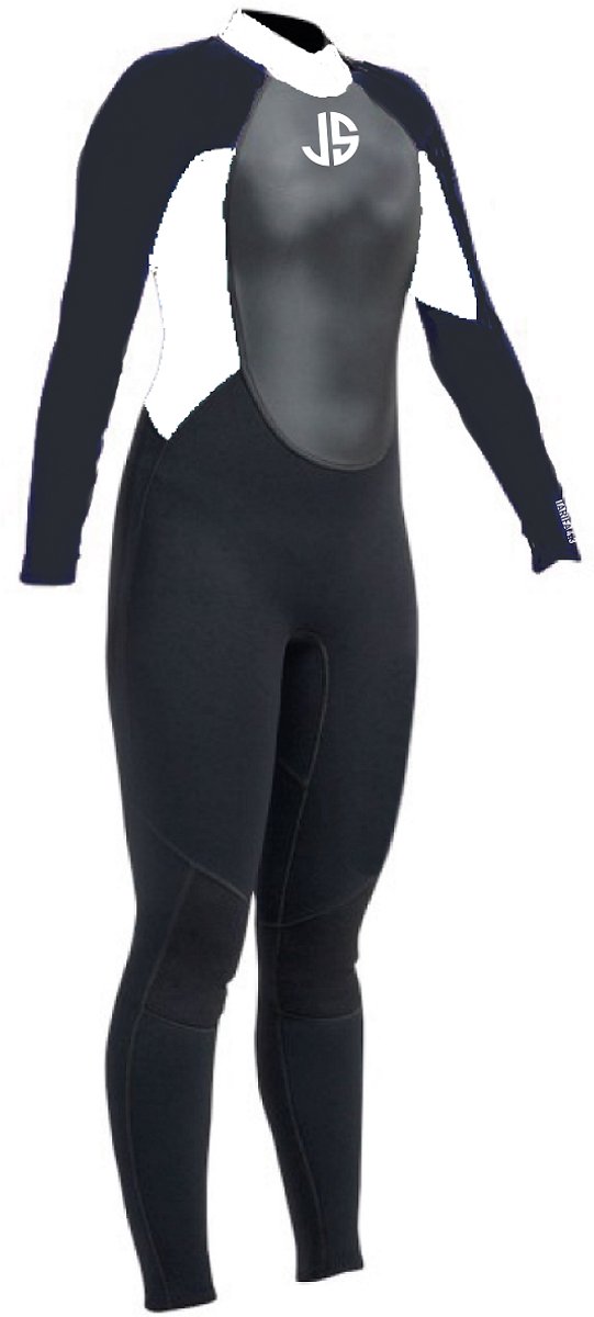 JS - TARIFA II Dames Full Wetsuit 3/2 FL - Wetsuit - Surf - Sup - Zeilen - 10 UK - maat 36