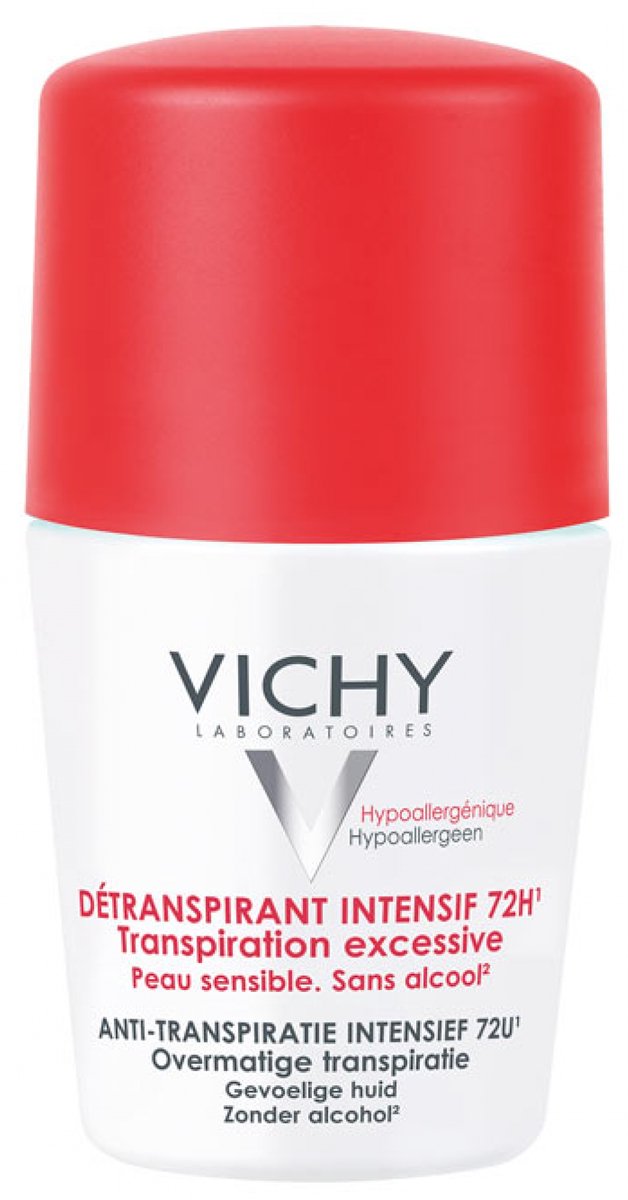 Vichy 72Hr Overmatige Transpiratie Stress Resist Deodorant Roller 50 ml