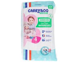 Carryboo Nature Natural Luiers 44 Luiers Maat 4 (7-18 kg)