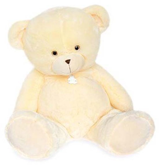 Pluche Beer - Ours Bellydou - Crème (90cm)