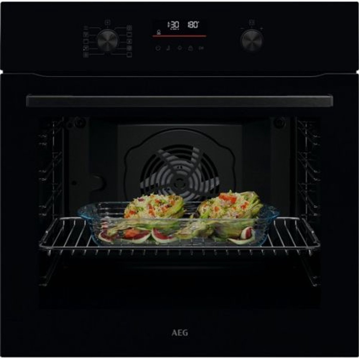 AEG TU5PB40SK @ Inbouwoven Hetelucht Oven | Pyrolyse Zelfreiniging | SurroundCook | A++ | Max Volume 72 L
