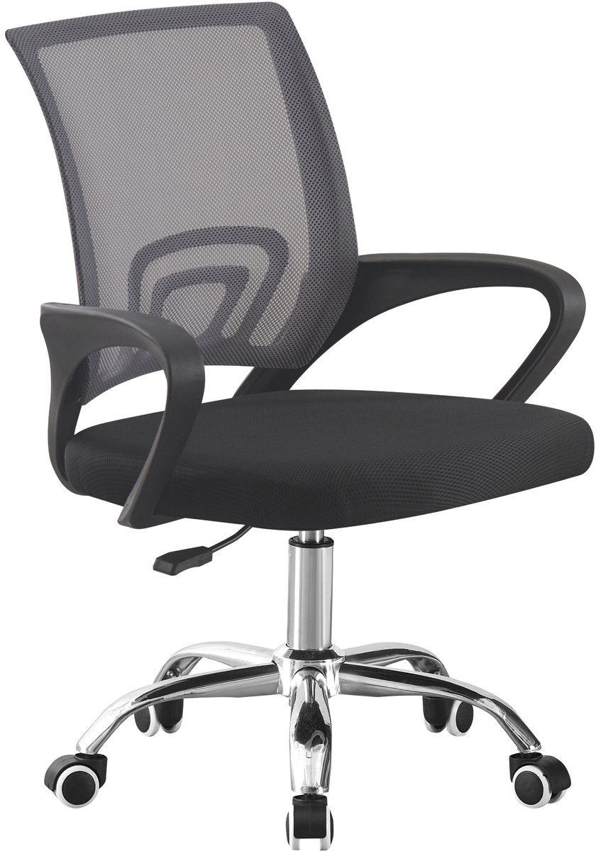 Luxury4Home GATO - Bureaustoel - Ergonomisch - Zwart - Met Armleuningen - TILT Mechanisme
