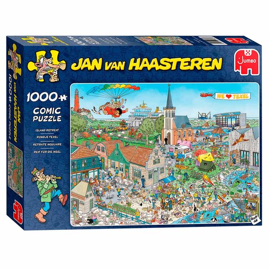 Jan van Haasteren - Rondje Texel - 1000 stukjes puzzel - Legpuzzel