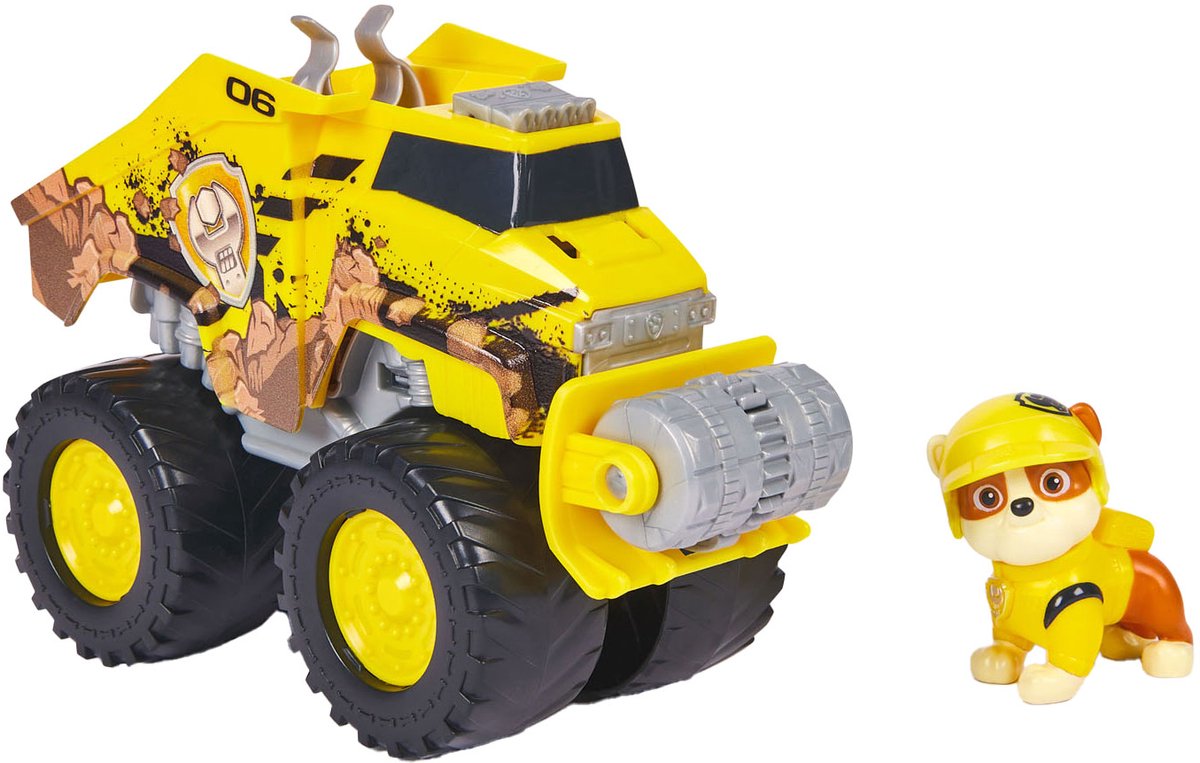 PAW Patrol Reddingswagens - Bulldozer met Rubble speelfiguur - Speelgoedauto — afbeelding 17