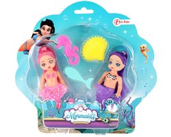 Mermaids Zeemeerminpop met Accessoires, 12cm