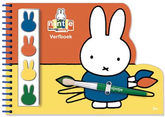 Livre de peinture Nijntje avec pinceau et peinture