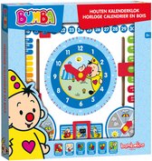Bumba houten speelgoed kalenderklok leerklok oefenklok - peuter kleuter speelgoed - vanaf 3 jaar - Bambolino Toys