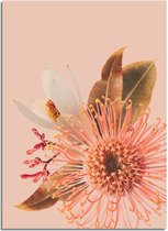 DesignClaud Australische bloemen poster - Bloemstillevens - Kleurrijk A2 poster (42x59,4cm)