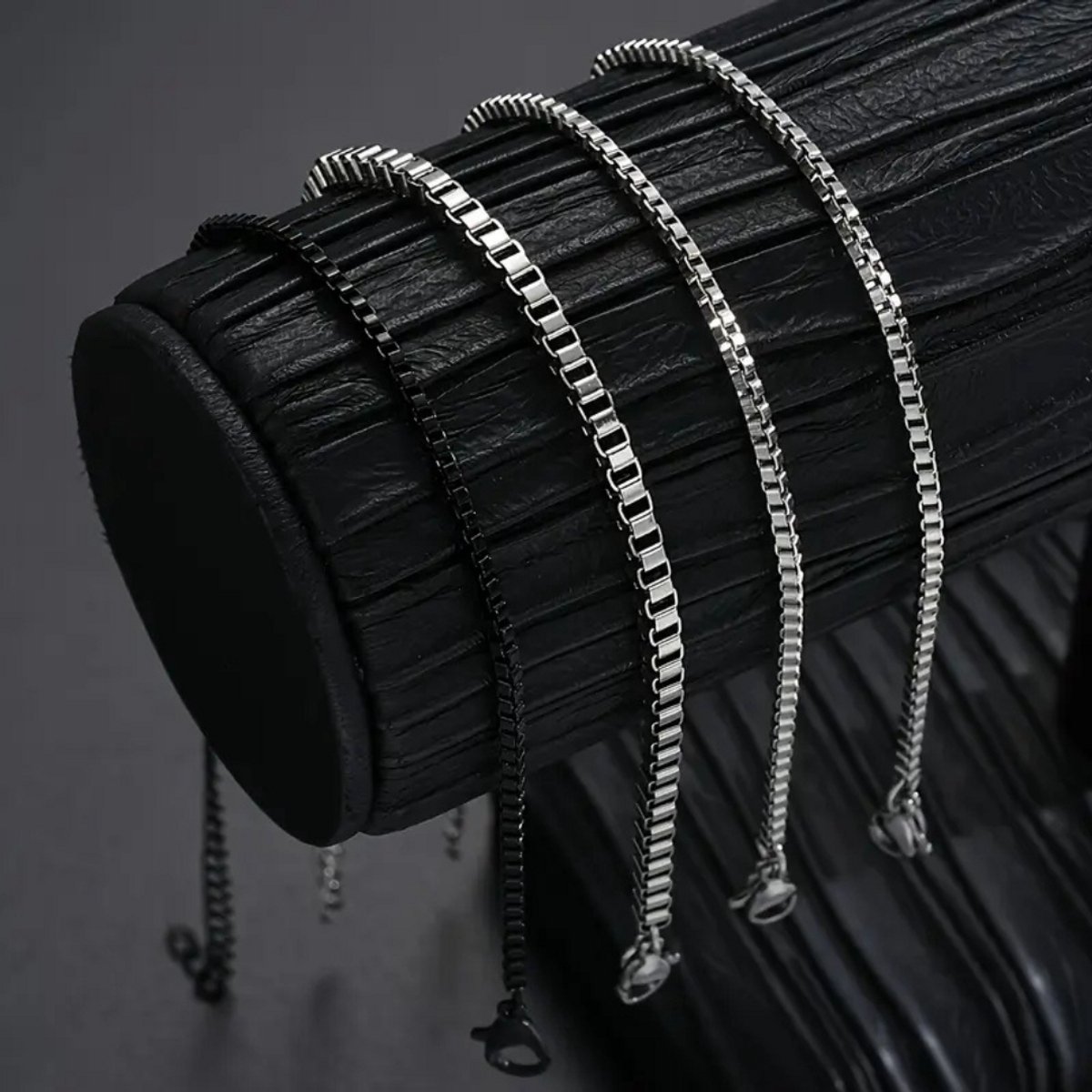 Livano Armband - Staal - Nep Zilver - Heren - Polychroom